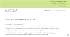 Desktop Screenshot of hautarzt-thelen.de